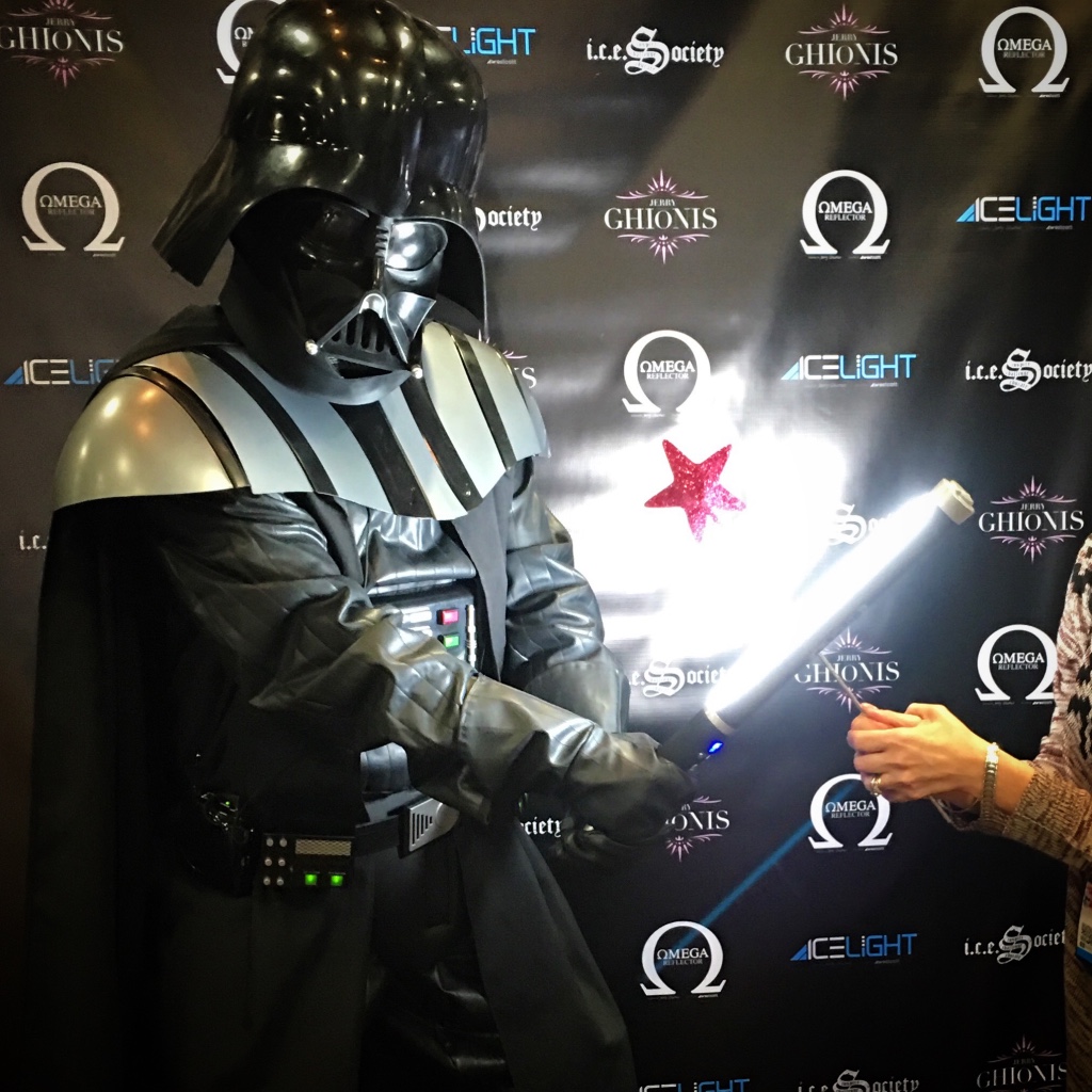 I think when he saw my Pink Glitter Wand, Vader knew I would never embrace the Dark side. 